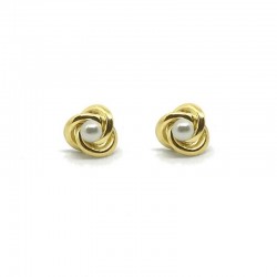 Pearl knot earrings