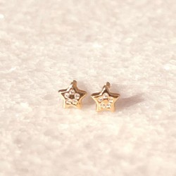 Star multi-stone earrings