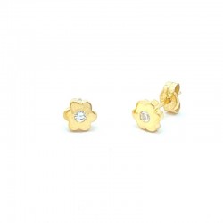 Medium flower earrings with...