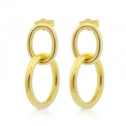 Pendientes aros ovales...