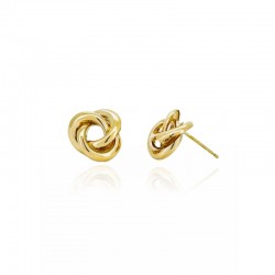 Stamping knot earring