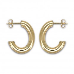 Pendientes de aro pulidos...