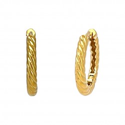 Twisted Rope Hoop Earrings...