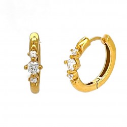 Pendientes Huggie de...