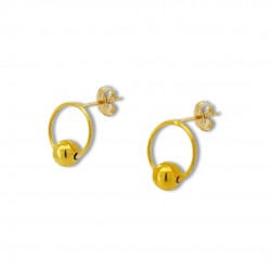 8mm  Ball Hoop Earrings,...
