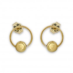 10mm  Ball Hoop Earrings,...