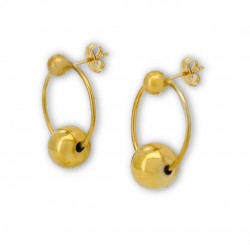 Pendientes de aro con doble...