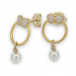 Pendientes de mariposa con...