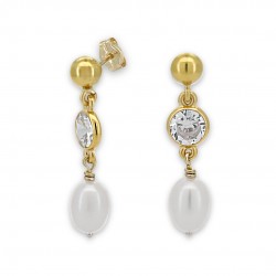 Pearl & Zirconia Drop...