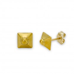 Pyramid Stud Earrings,...