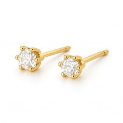 6-Krappen-Ohrstecker mit...