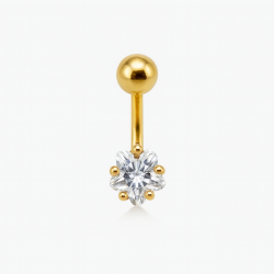 Belly button piercing stone...