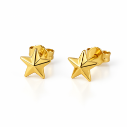 Pendientes estrella cinco...