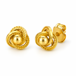 Gallonen-Knoten-Ohrring mit...