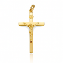 Cruz rectangular con cristo