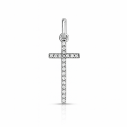 Carved cross pendant