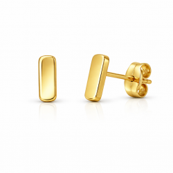 Rectangular Bar Stud Earrings