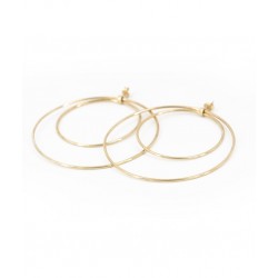 Closed hoops earrings