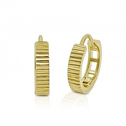 Pendientes aro huggie gallón