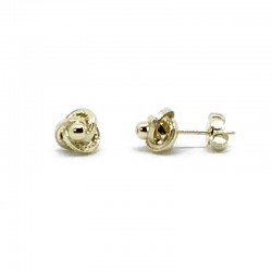 Gallon knot earring with ball