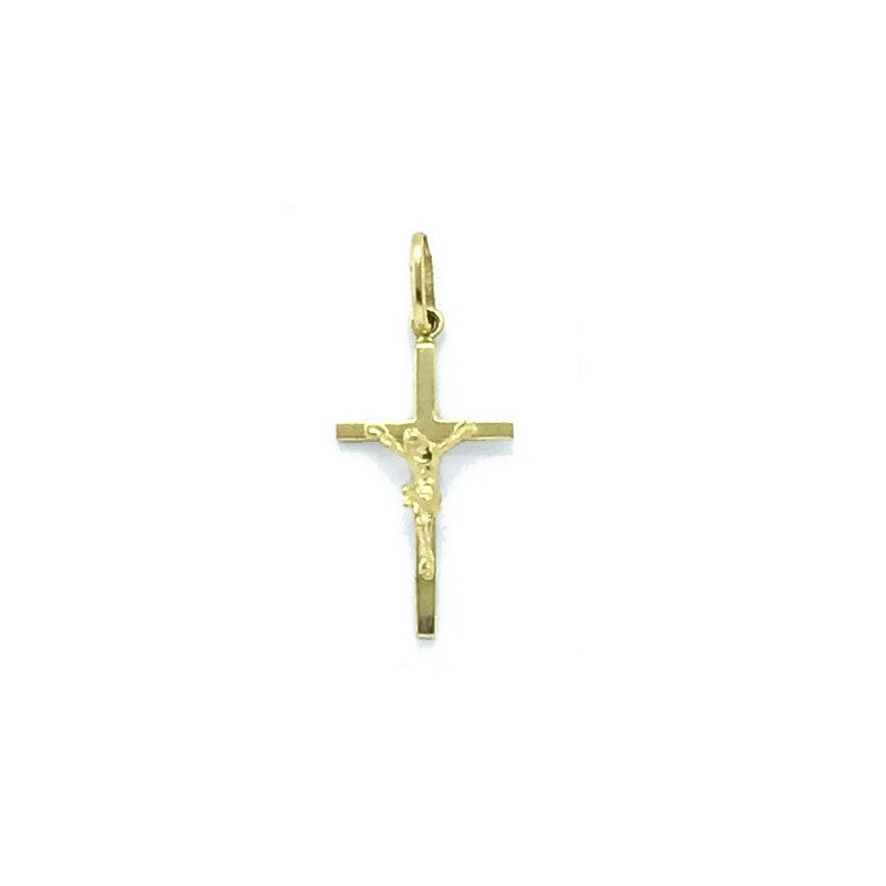 Square cross 1.5x1.5mm with christ