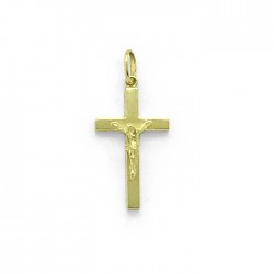 Square cross 2.5x2.5mm with christ