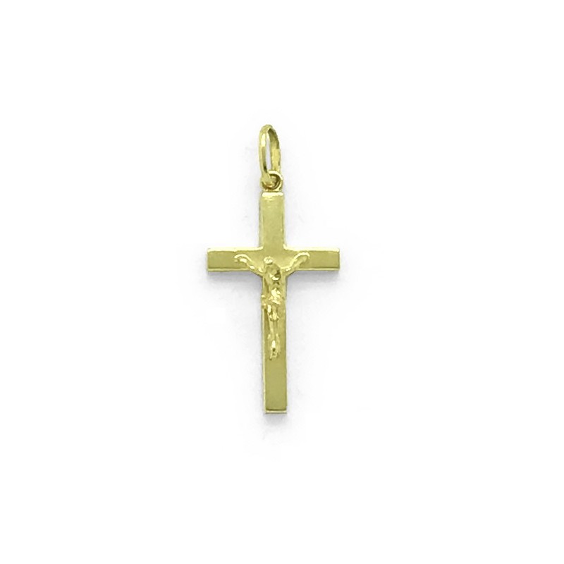 Square cross 2.5x2.5mm with christ