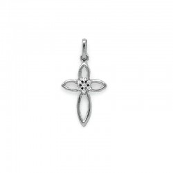 Infinity cross center pavé