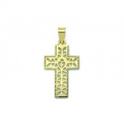 Satin filigree cross