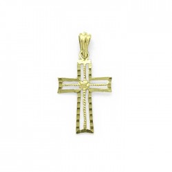 silhouette Cross carved