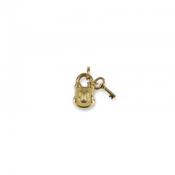 Padlock pendant with key