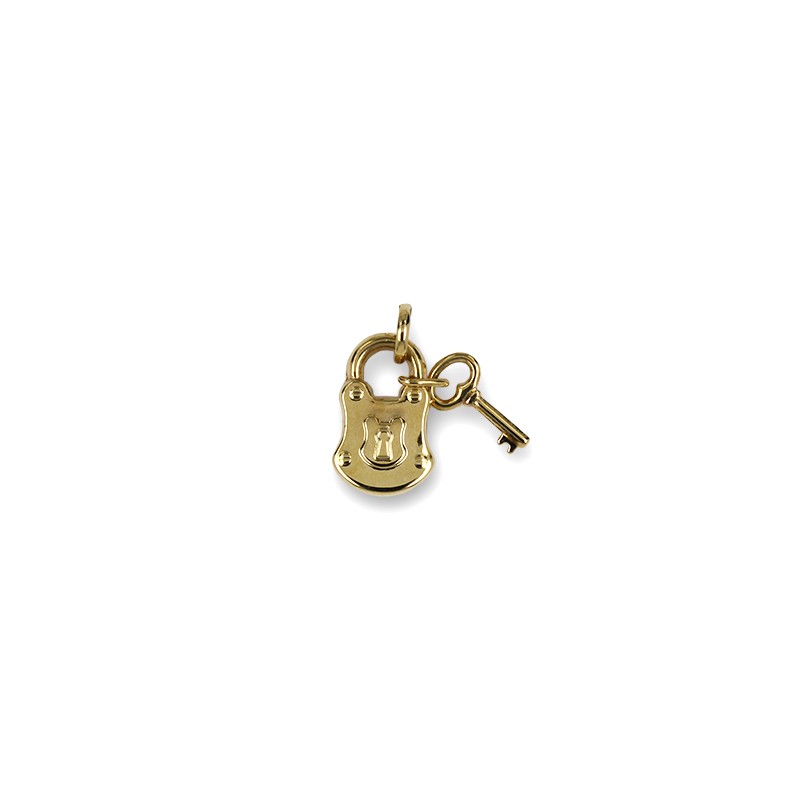 Padlock pendant with key