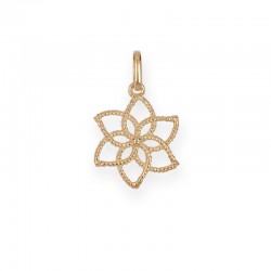 Filigree flower pendant