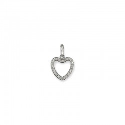 Heart silhouette pendant