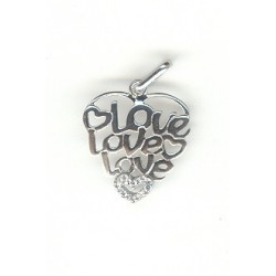 Love legend heart pendant