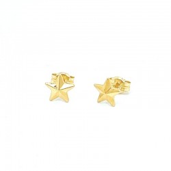 Five pointed star earrings