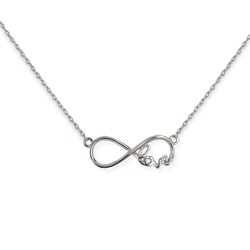 Infinity love necklace
